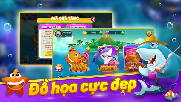 Bắn cá nổ hũ VIP là một trò chơi giải trí đang gây sốt trong cộng đồng game thủ. Với sự kết hợp tuyệt vời giữa chủ đề săn cá cùng tính năng nổ hũ độc đáo, game mang đến trải nghiệm thú vị đầy hấp dẫn cho người chơi.Hãy đến AE888 bắn cá trực tuyến để biết thêm thông tin nhé .