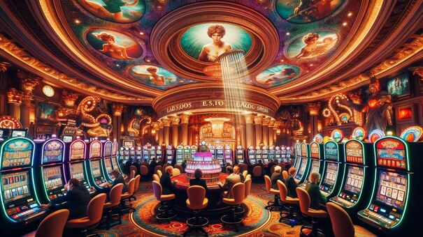 Slot machine định nghĩa đơn giản đây là máy đánh bạc với cấu trúc chuẩn của game là một màn hình có ba cuộn chồng nhau. Chúng sẽ bắt đầu quay nếu bạn chạm hoặc bấm nút. Hãy đến AE888 slot trực tuyến để biết thêm thông tin nhé.